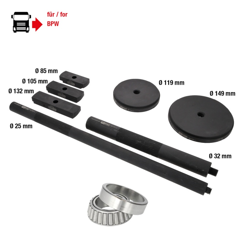 Photo de l'annonce Jeu d’outils pour roulements de roue pour BPW 7 pcs MWF82k0h365l0jv83COO