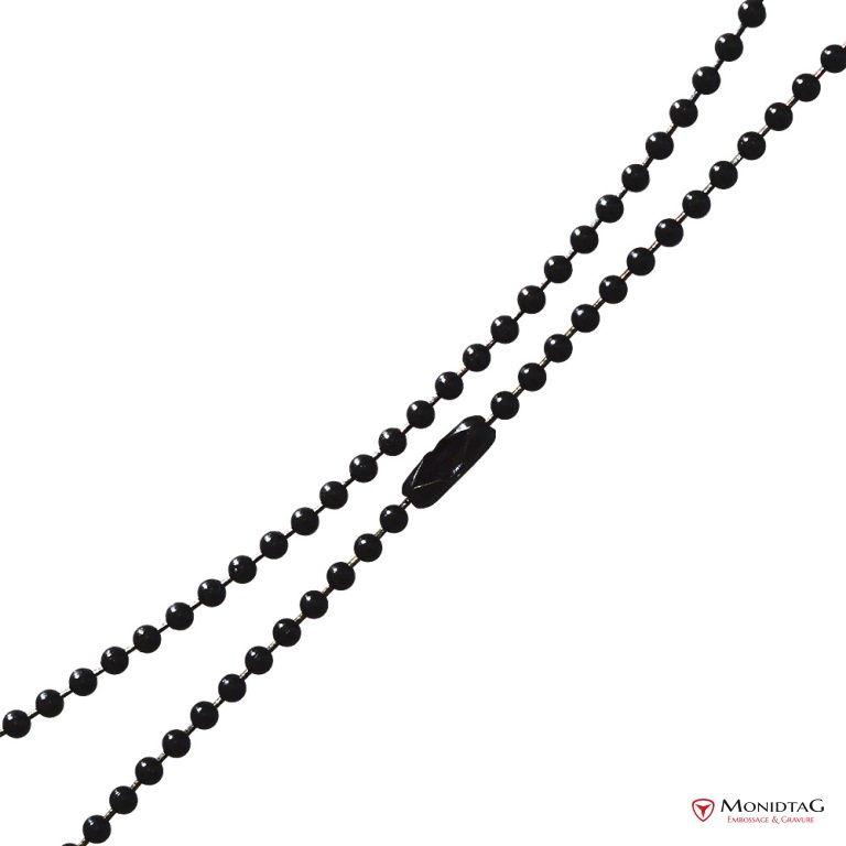 Photo de l'annonce Chaine boules en acier noire époxy 60 cm MYIrnNl0070pmP96nbeC