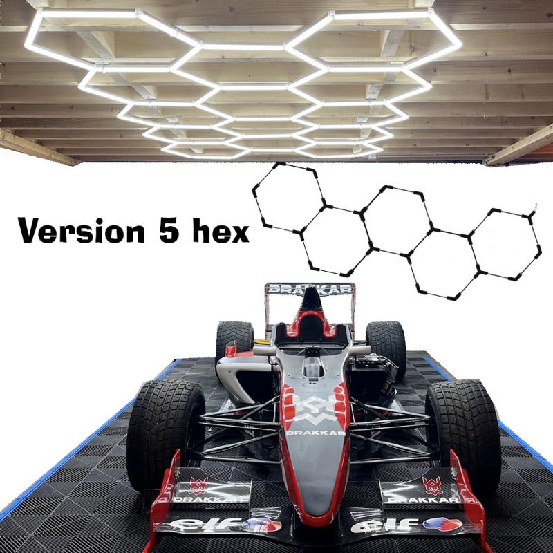 Photo de l'annonce Ensemble eclairage atelier hexagonale 5 hexagones en lign... N1XDc3fK3qj6WYkHCIMd