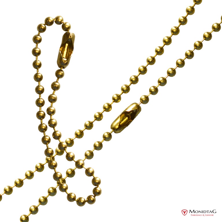 Photo de l'annonce Chaine boules en laiton 60 + 11.4 cm O84qXbYjSPw0CT6KZ703