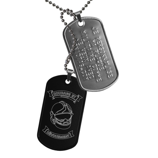 ID Tag Sapeur-Pompier - G