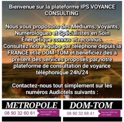 la petite annonce Bienvenue sur la plateforme ips voyance consulting sur Sibesoin.com / limeil brevannes (94450)