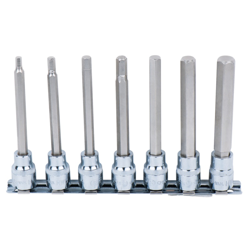 Photo de l'annonce Jeu de douilles tournevis 3/8'' 6 pans CHROMEplus longues... QBLS0w82m6pkd3BcD8UO