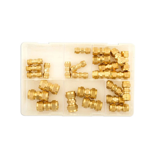 Assortiment 25 coupleurs cuivre métriques