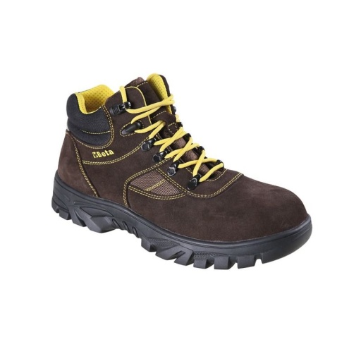 Chaussure  de sécurité montante en croûte de velours