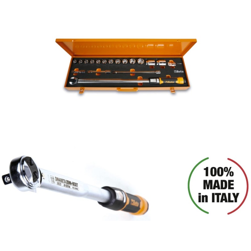 Photo de l'annonce Coffret clé dynamométrique 60-300Nm 18 pièces 1/2 Sd2xGa9m858t9k7HiA73