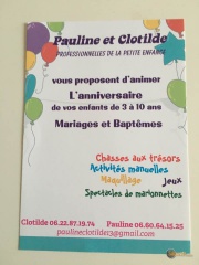 la petite annonce Animation anniversaires enfants, mariages et baptêmes sur Sibesoin.com / aix en provence (13100)