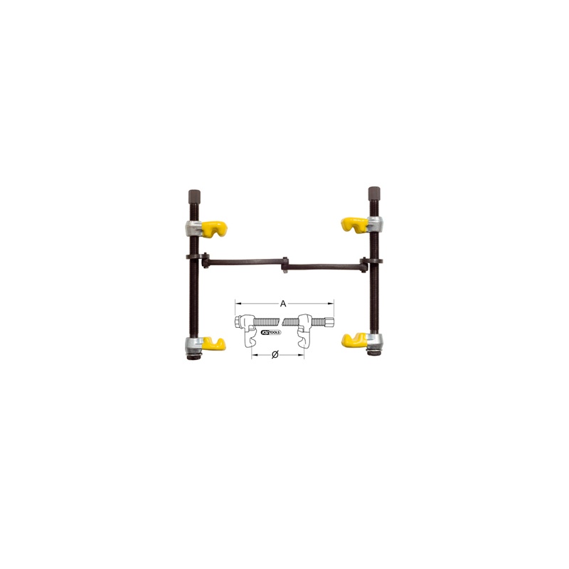Photo de l'annonce Compresseur de ressort avec barre de sécurité 300mm revêt... W3XGAChoGct6U6yB540x