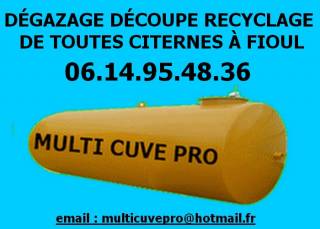 Sibesoin.com petite annonce gratuite 1 Dégazage découpe neutralisation de cuve a fiou