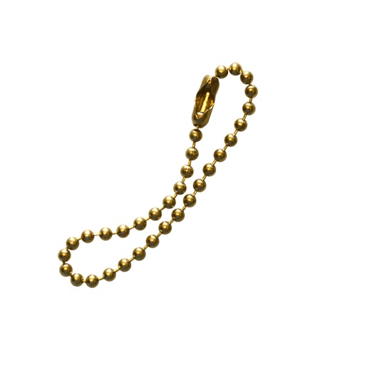 Chainette boules en laiton 14 cm
