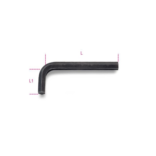 Clé mâle 6 pans courte côté us 5/32