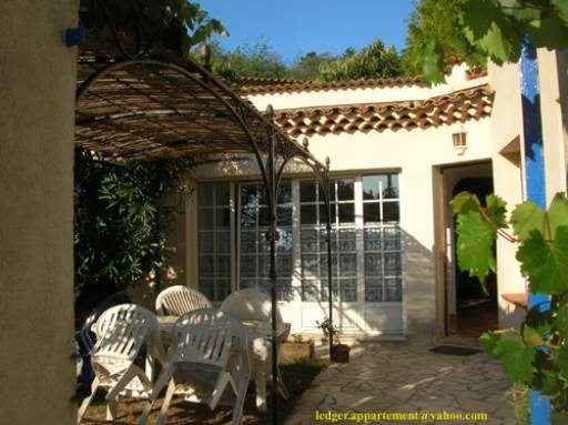 Sibesoin.com petite annonce gratuite pres de cannes & plages: charmant rez de jardin