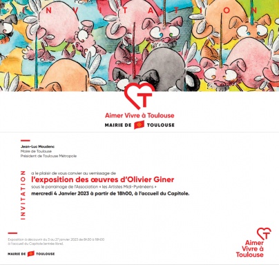 Photo de l'annonce [exposition] olivier giner - hotel de ville de toulouse - ca b5vih7F9l6oa795tB3gw