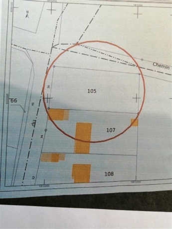 Pouilly en auxois terrain constructible 1146m2