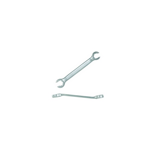 Clé à tuyauter chrome mat 16x18mm 