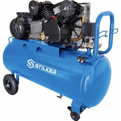 Compresseur à courroie 100L 3CV tête en V