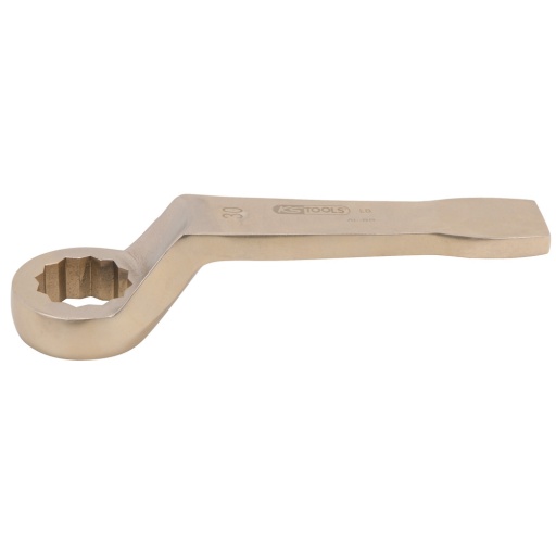Clé à œillet à frapper contre-coudée BRONZEplus 30mm, 270mm