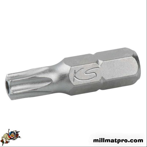 Embout de vissage TORX® percé, L.30 mm - 5/16'' - TB27