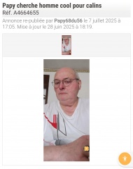 la petite annonce Papy56200 sur Sibesoin.com / la chapelle gaceline (56200)
