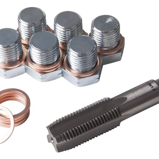 Lot de 6 bouchons  joints  taraud M13x1.5 pour réparation...