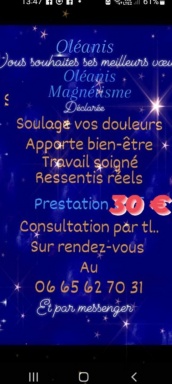 Photo de l'annonce Oleanis magnétisme par téléphone  hEolwdswjlZ52T6fpQ30