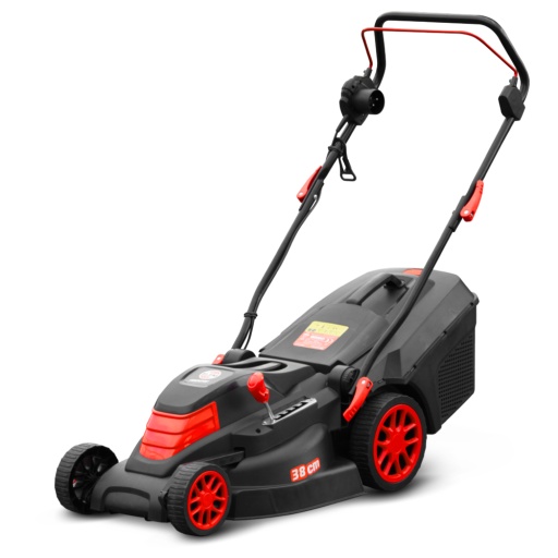Tondeuse à gazon électrique 1600W - 38CM - Elem Garden LT...