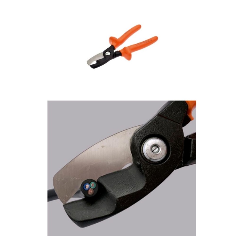 Photo de l'annonce Pince coupe-câbles isolée 1000V à double tranchant L210mm j5u3j6f1zo313dEliGgA