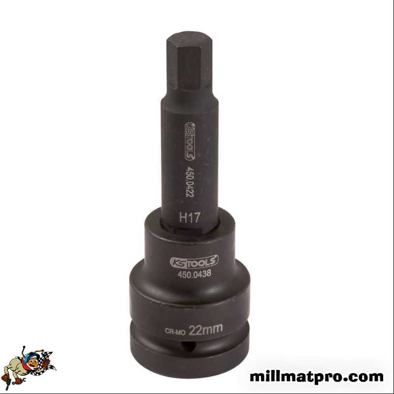 Photo de l'annonce Douille longue à chocs 3/4'' 6 pans mâle, 22 mm l3wA8w7Gn33a07pela2b
