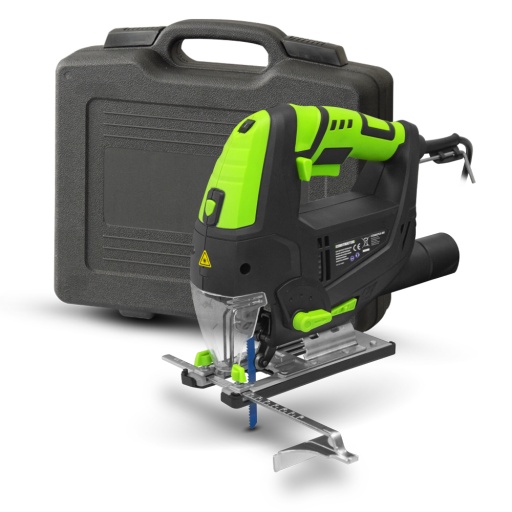 Scie sauteuse pendulaire 800W - Laser - Coffret de rangement