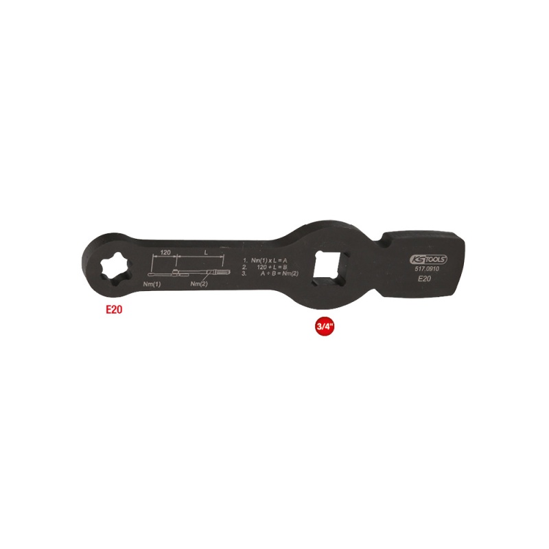Photo de l'annonce Clé à chocs TORX E 3/4''  avec 2 surfaces d'impact E20 lWtu2L7ZC69M6zE0980m