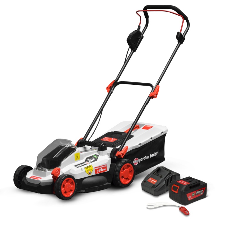 Photo de l'annonce  Tondeuse rechargeable 20V-4Ah - 33 cm - Batterie et char... m6y6C26Sk00S74204gi5
