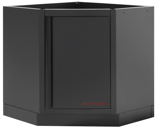 Meuble d'angle bas à 1 porte MOBILIO BLK