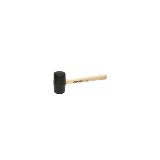 Maillet caoutchouc manche bois 500gr