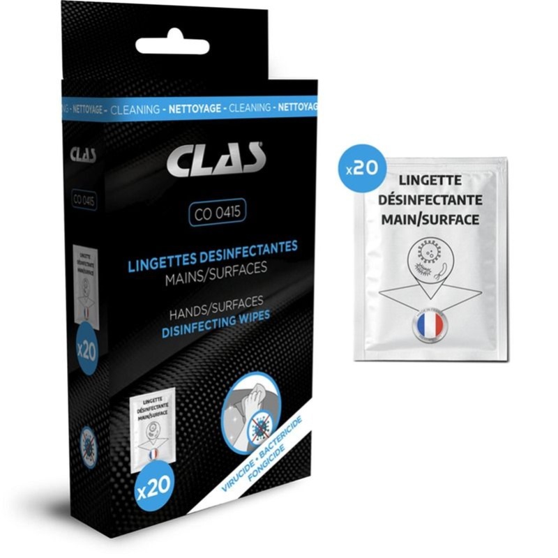 Photo de l'annonce 20 lingettes désinfectantes mains/surfaces EN 14476 / EN ... nvk1p7Q9Cm58j9s0eT7U