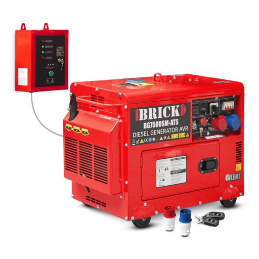 Groupe électrogène diesel avec démarrage électrique max 7...