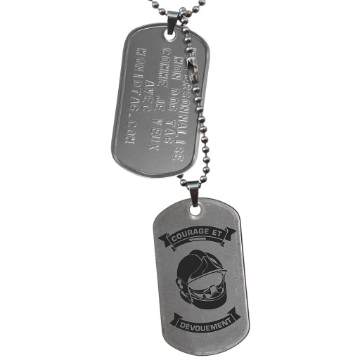 ID Tag Sapeur Pompier