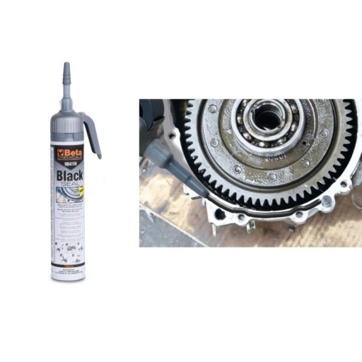 Mastic de silicone noir 240C° surface huileuse