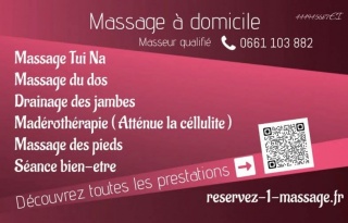 la petite annonce Massage à domicile  sur Sibesoin.com / Montpellier 