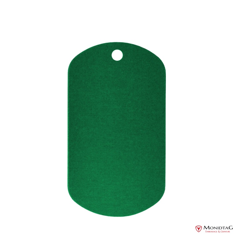 Photo de l'annonce Plaque militaire ID Tag alu. coloris vert wFd2d9MBO79DfHIa7L25