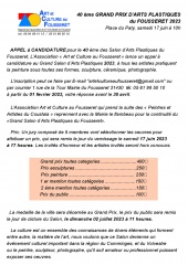Sibesoin.com petite annonce gratuite 5 40&eacute;me salon des arts plastiques du fousseret2023