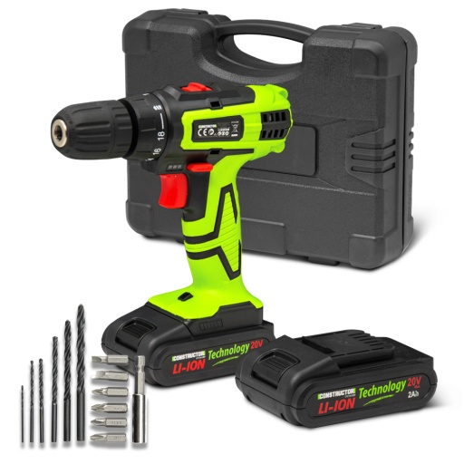 Perceuse visseuse 20V lithium-2 batteries - Chargeur rapi...