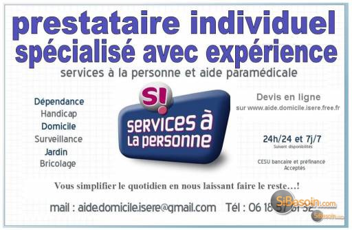 Sibesoin.com petite annonce gratuite Aide a la personne