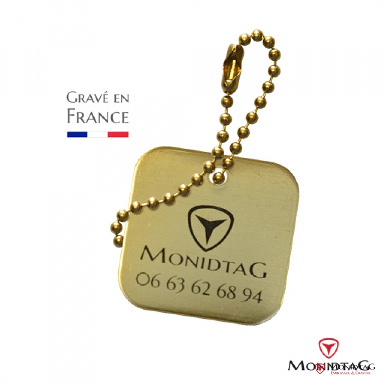 Photo de l'annonce Médaille pour chien carrée en laiton z74udmecJ4m4fgdgybKR